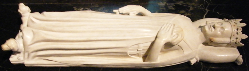 France Paris - St Denis Charles V 1380 king of France and wife Jeanne de Bourbon 1377